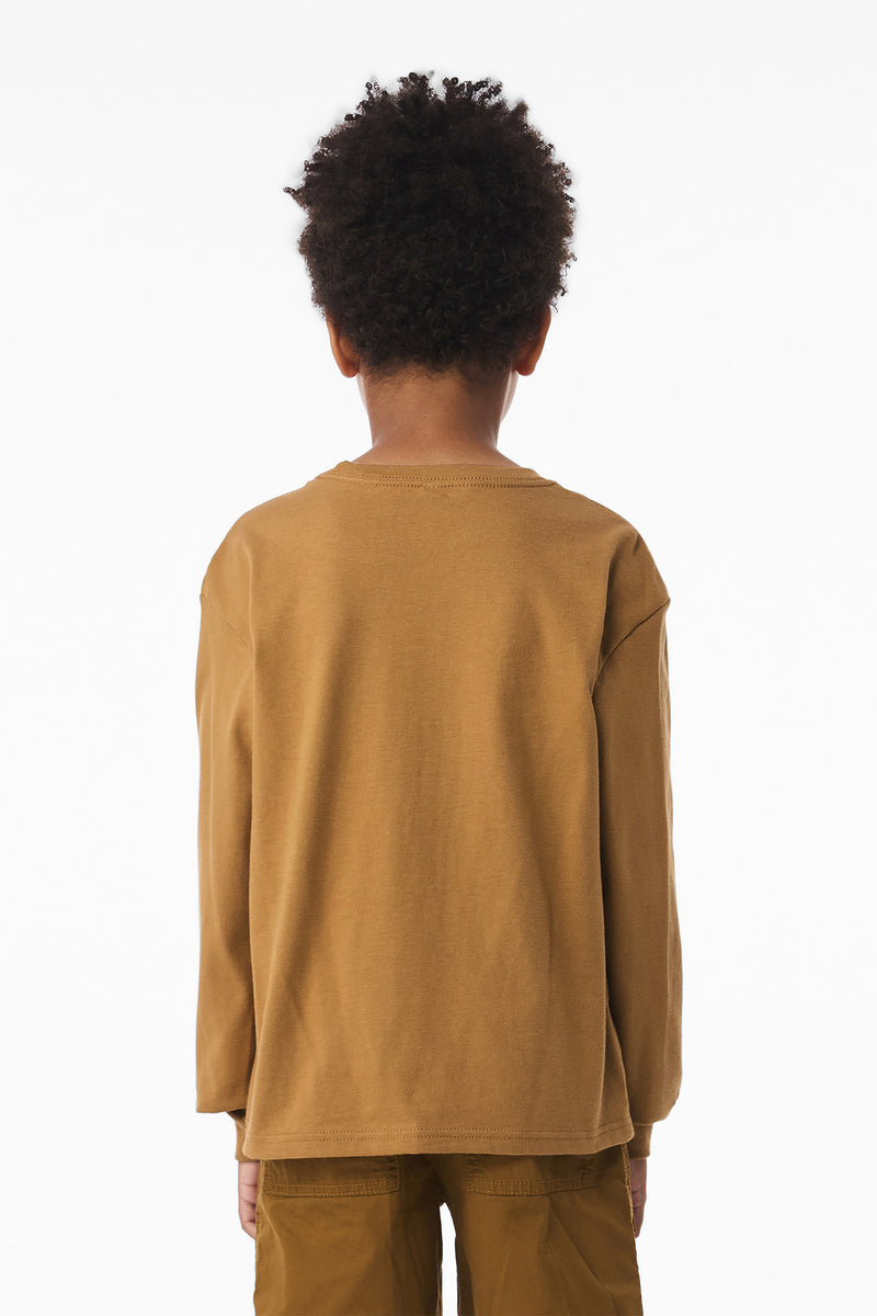 Load image into Gallery viewer, BELLA+CANVAS Youth 6-Ounce Heavyweight Long Sleeve Tee BC3511Y
