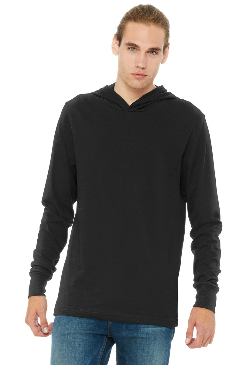 Load image into Gallery viewer, BELLA+CANVAS  Unisex Jersey Long Sleeve Hoodie. BC3512
