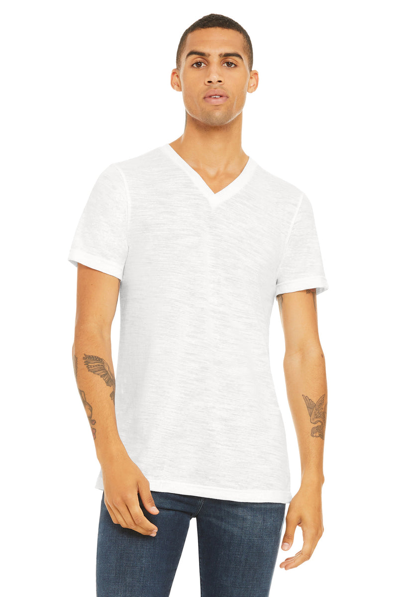 Load image into Gallery viewer, BELLA+CANVAS Unisex Textured Jersey V-Neck Tee BC3655
