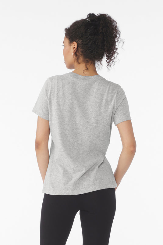 BELLA+CANVAS Women's Relaxed Heather CVC V-Neck Tee BC6405CVC