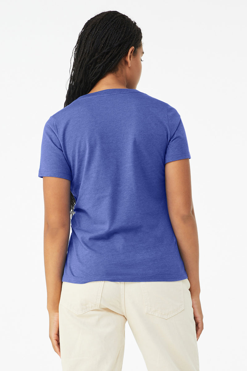 Load image into Gallery viewer, BELLA+CANVAS Women&#39;s Relaxed Heather CVC V-Neck Tee BC6405CVC
