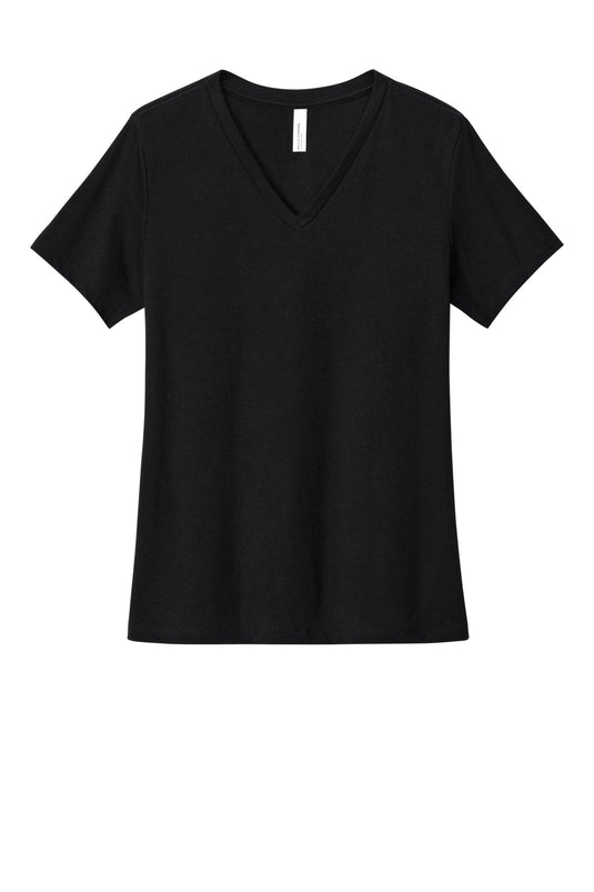 BELLA+CANVAS Women's Relaxed Heather CVC V-Neck Tee BC6405CVC