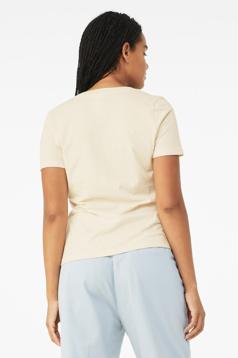Load image into Gallery viewer, BELLA+CANVAS  Women&#39;s Relaxed Jersey Short Sleeve V-Neck Tee. BC6405
