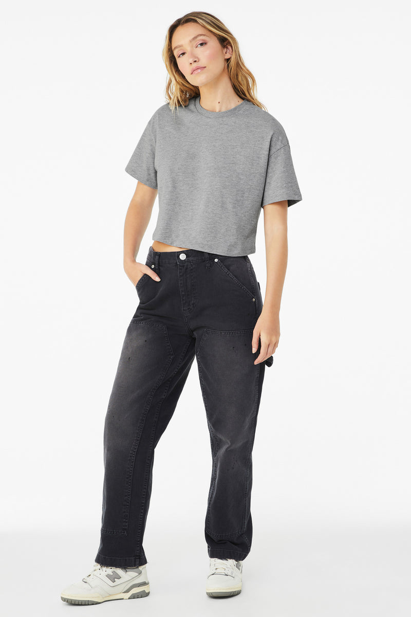 Load image into Gallery viewer, BELLA+CANVAS Women&#39;s Jersey Crop Tee BC6482
