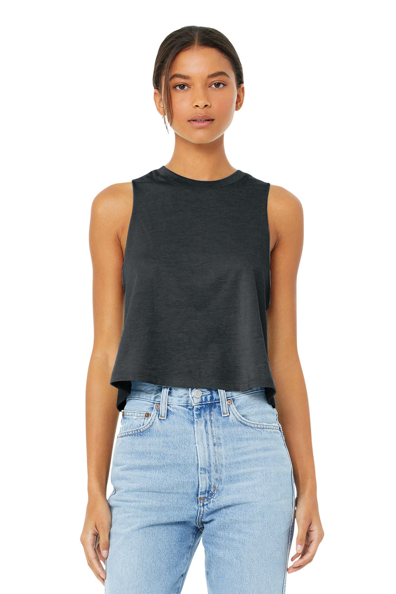 Load image into Gallery viewer, BELLA+CANVAS  Women&#39;s Racerback Cropped Tank. BC6682
