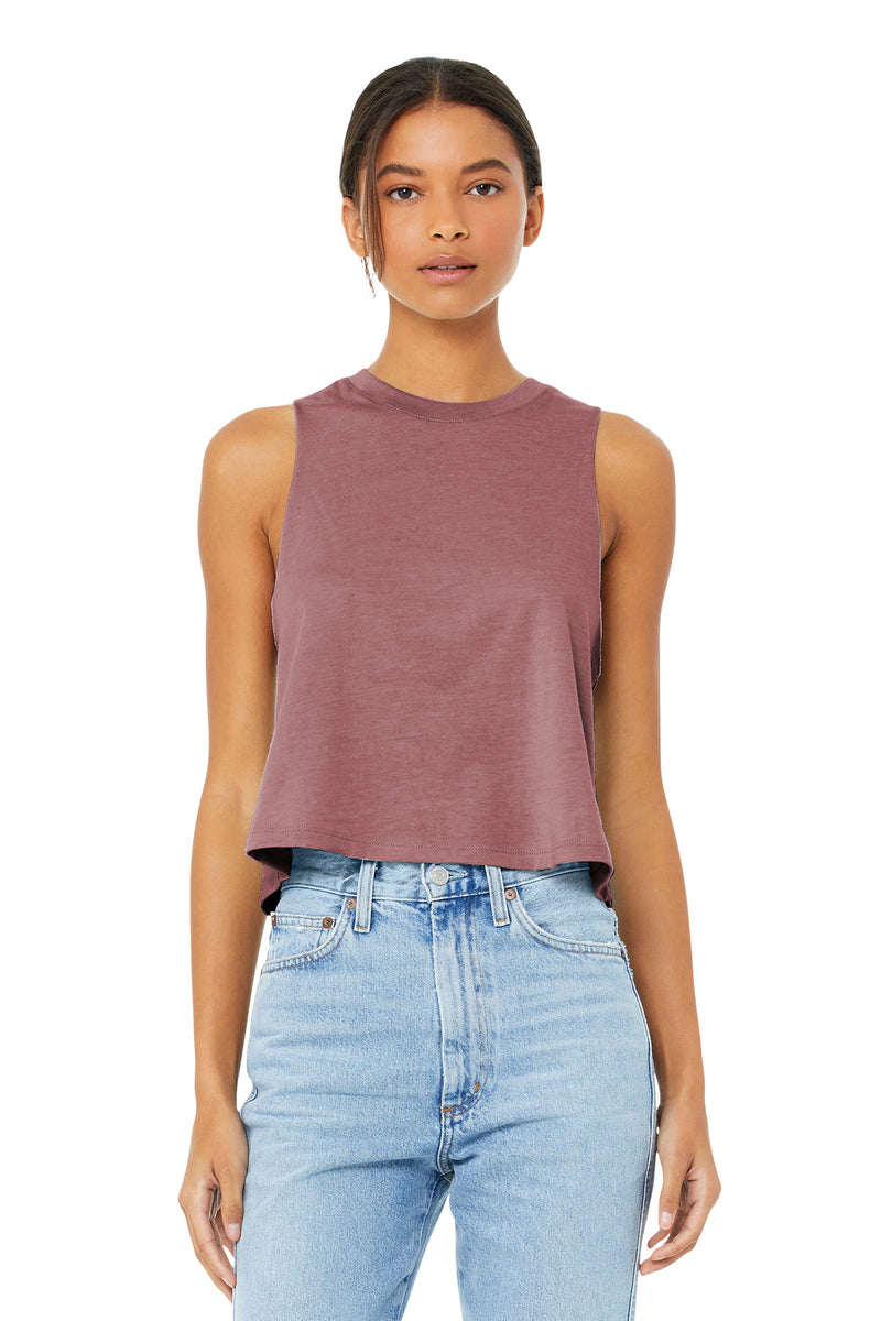 Load image into Gallery viewer, BELLA+CANVAS  Women&#39;s Racerback Cropped Tank. BC6682
