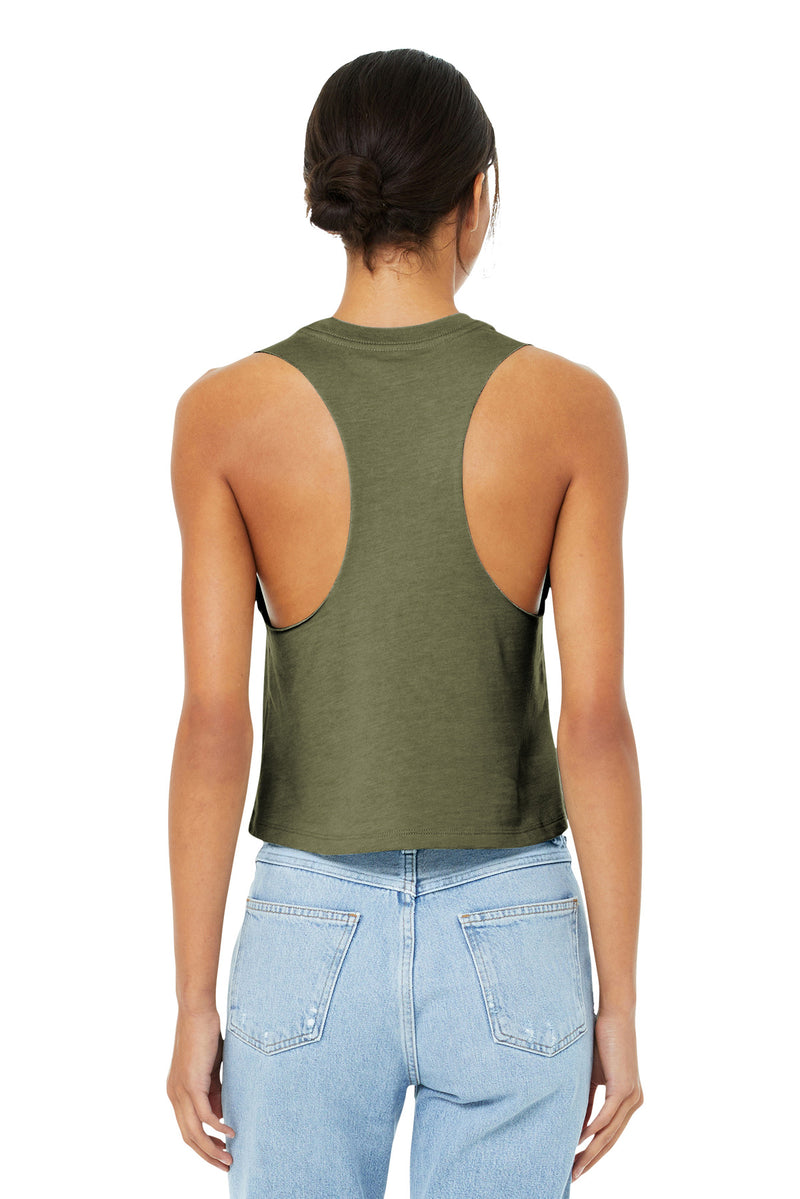 Load image into Gallery viewer, BELLA+CANVAS  Women&#39;s Racerback Cropped Tank. BC6682
