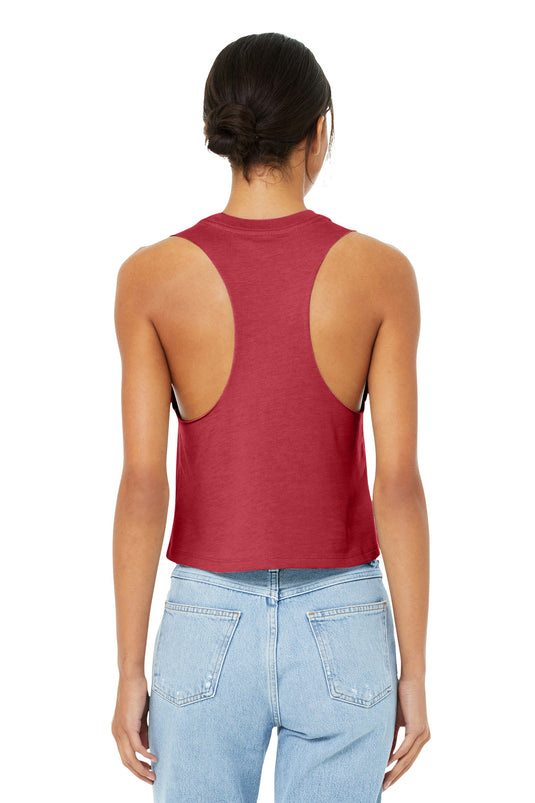 BELLA+CANVAS  Women's Racerback Cropped Tank. BC6682