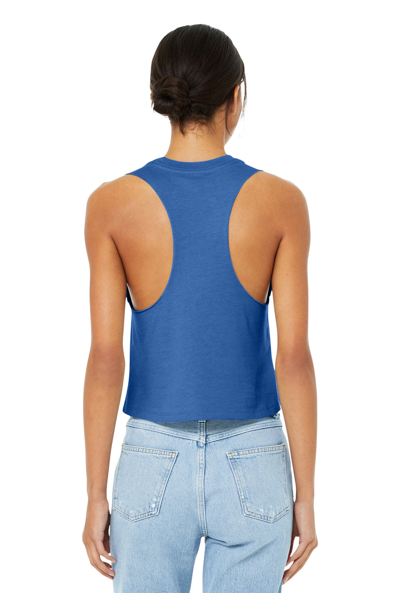 Load image into Gallery viewer, BELLA+CANVAS  Women&#39;s Racerback Cropped Tank. BC6682
