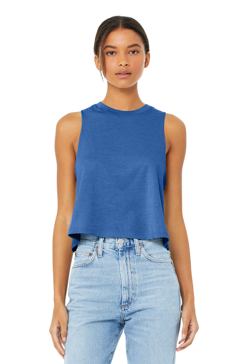 Load image into Gallery viewer, BELLA+CANVAS  Women&#39;s Racerback Cropped Tank. BC6682
