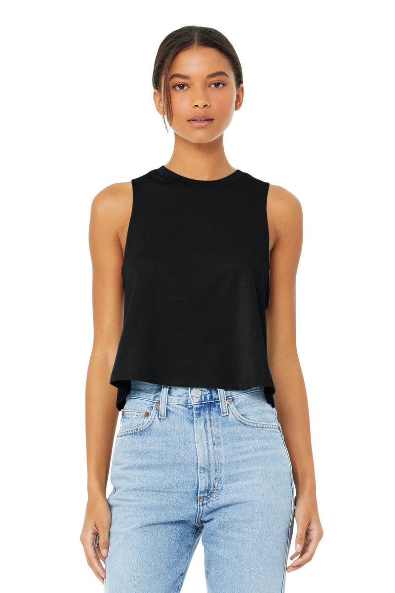 Load image into Gallery viewer, BELLA+CANVAS  Women&#39;s Racerback Cropped Tank. BC6682
