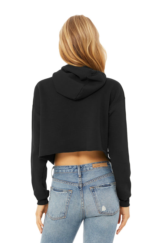 BELLA+CANVAS  Women's Sponge Fleece Cropped Fleece Hoodie. BC7502