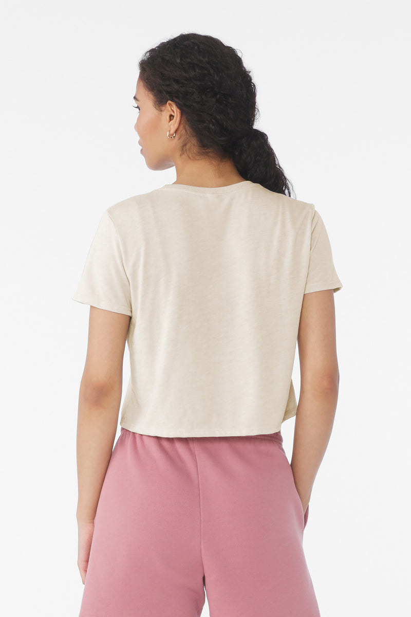 Load image into Gallery viewer, BELLA+CANVAS Women&#39;s Flowy Cropped Tee BC8882
