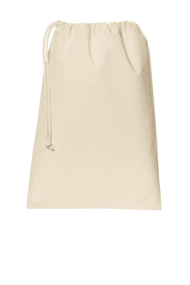 Load image into Gallery viewer, Port Authority Core Cotton Drawstring Bag BG0350
