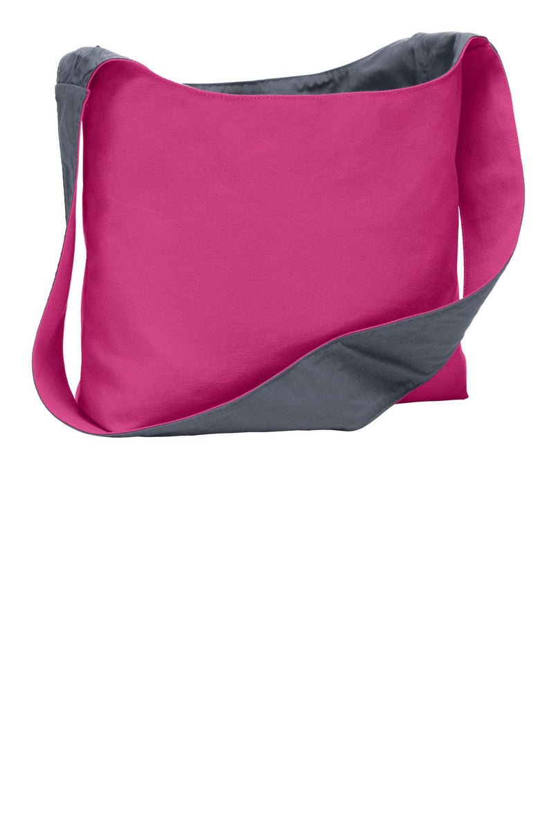 Load image into Gallery viewer, Port Authority Cotton Canvas Sling Bag. BG405
