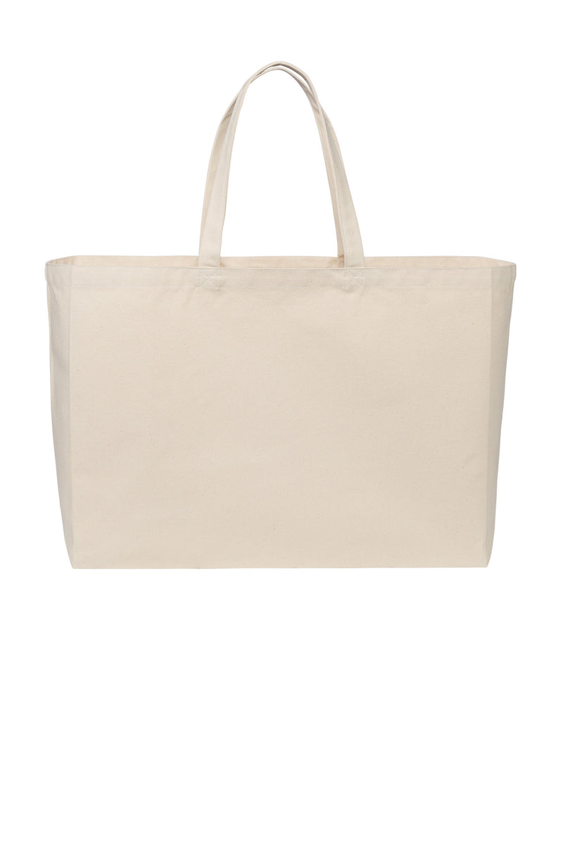 Load image into Gallery viewer, Port Authority Cotton Canvas Jumbo Tote BG427

