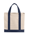 Port Authority Cotton Canvas Two-Tone Tote BG429