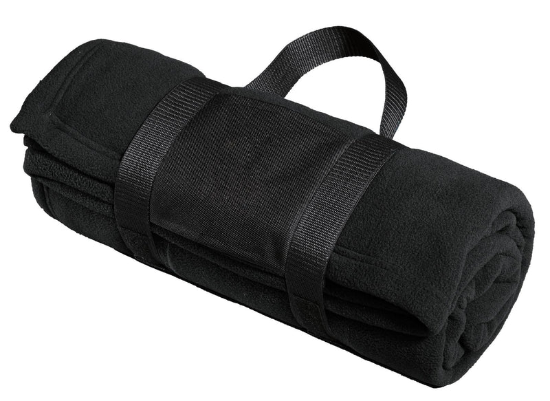 Load image into Gallery viewer, Port Authority Fleece Blanket with Carrying Strap. BP20
