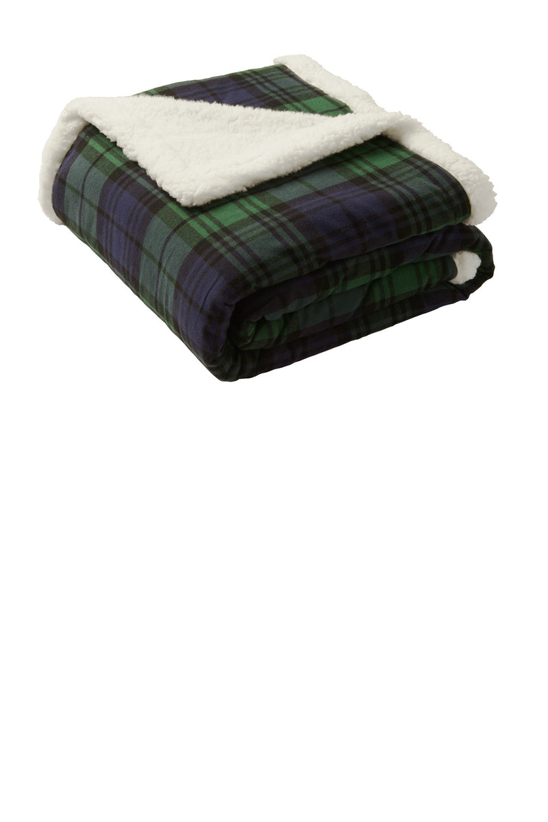 Load image into Gallery viewer, Port Authority  Flannel Sherpa Blanket. BP43

