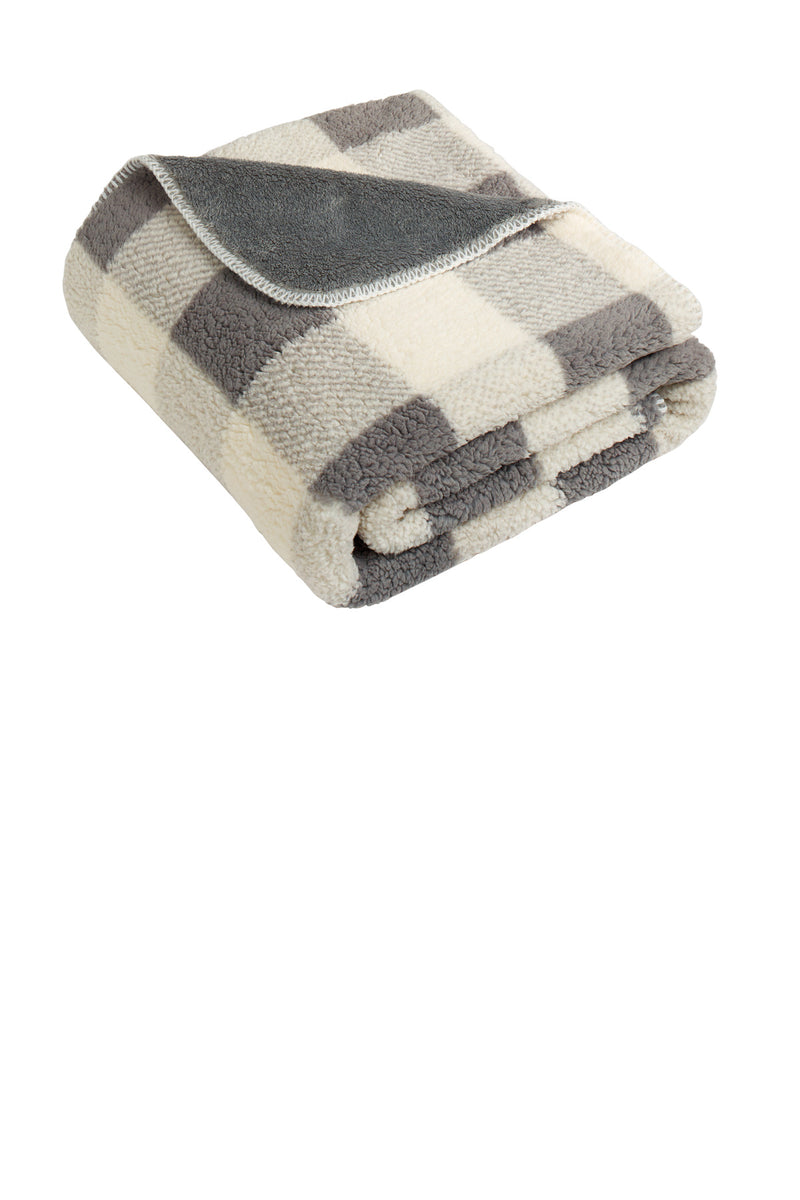 Load image into Gallery viewer, Port Authority Double-Sided Sherpa/Plush Blanket BP48
