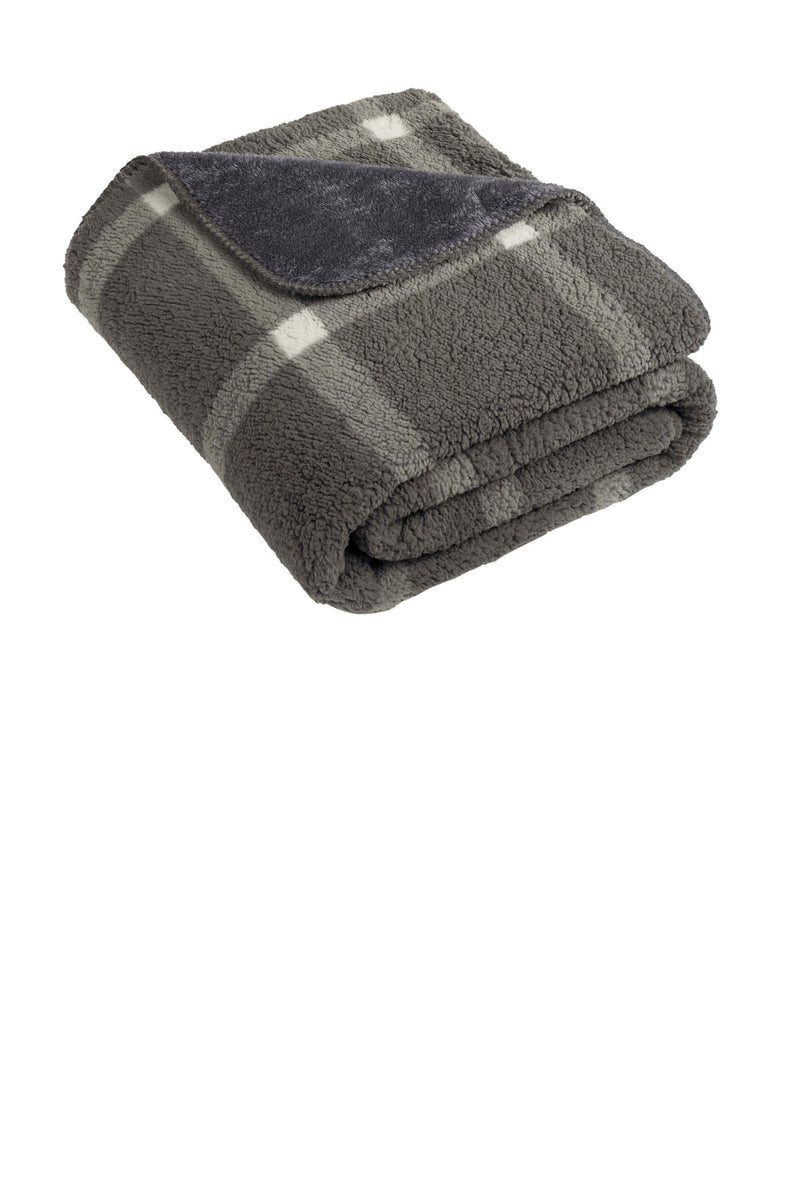Load image into Gallery viewer, Port Authority Double-Sided Sherpa/Plush Blanket BP48
