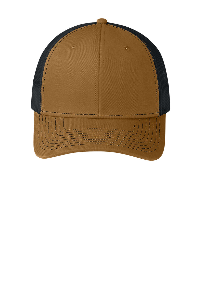 Load image into Gallery viewer, Port Authority Snapback Trucker Cap. C112
