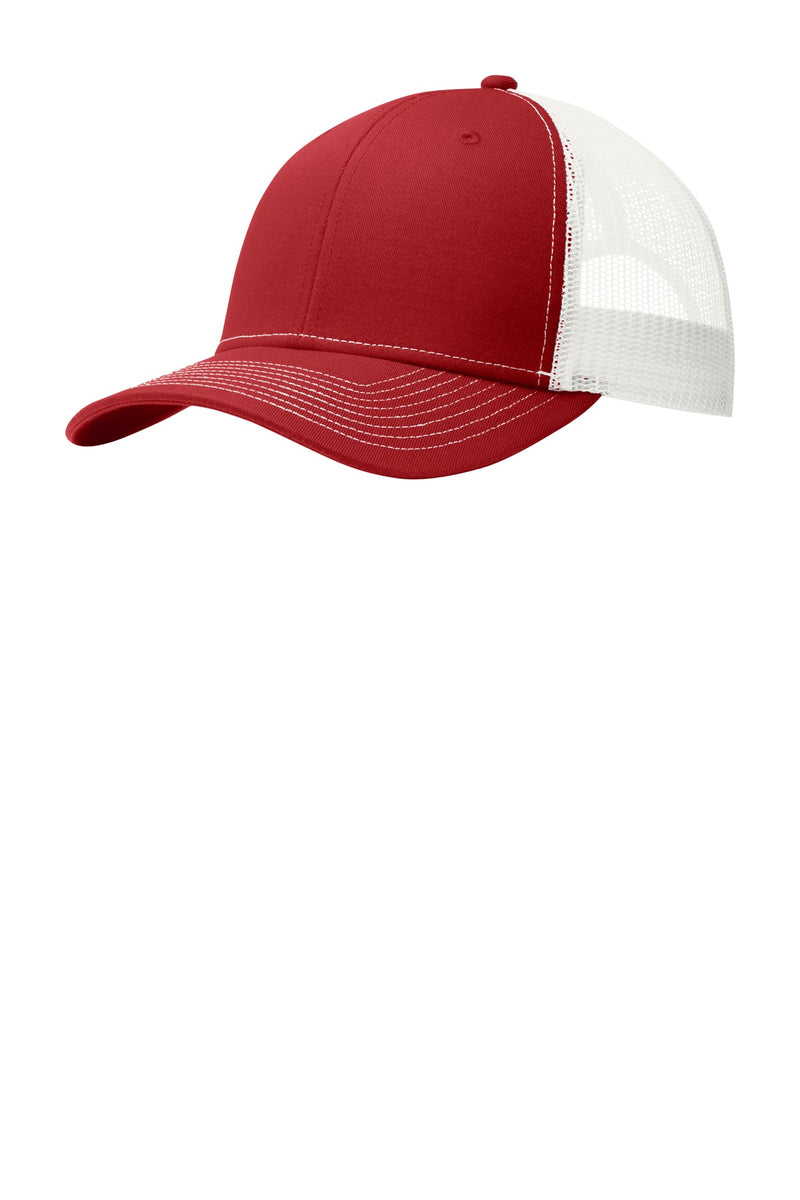 Load image into Gallery viewer, Port Authority Snapback Trucker Cap. C112
