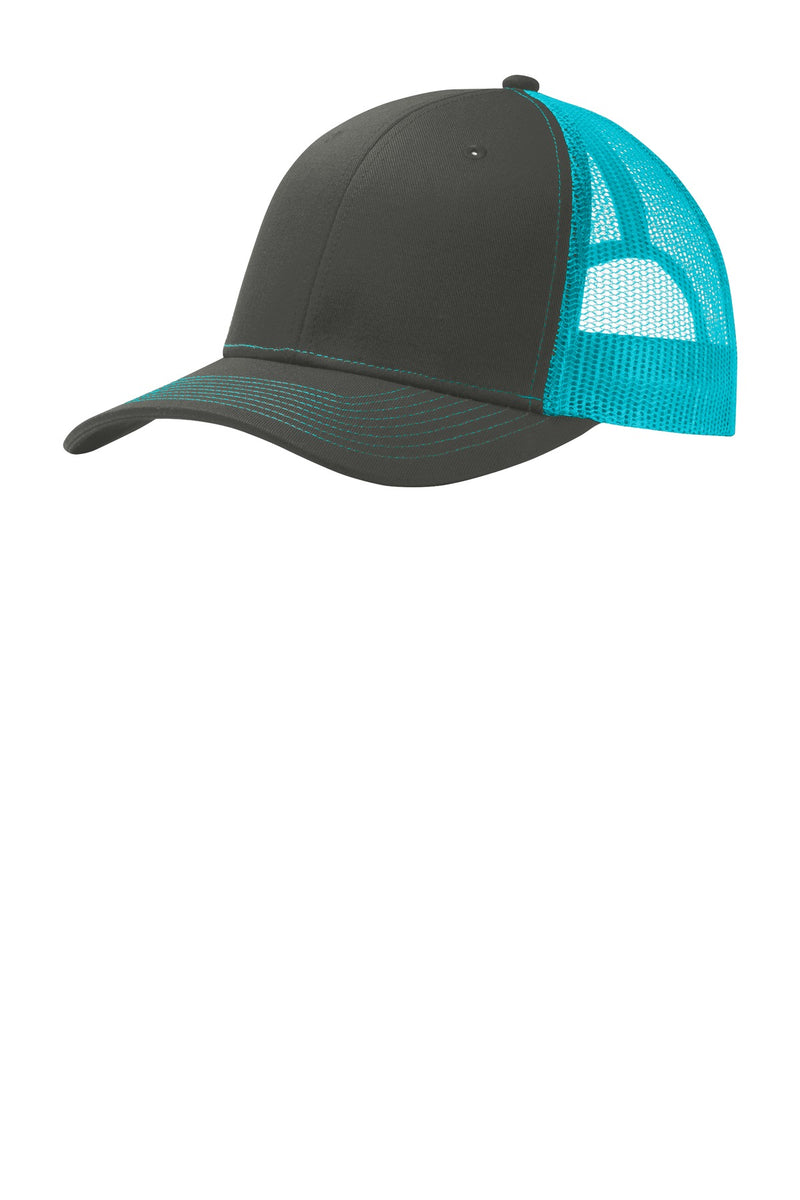 Load image into Gallery viewer, Port Authority Snapback Trucker Cap. C112

