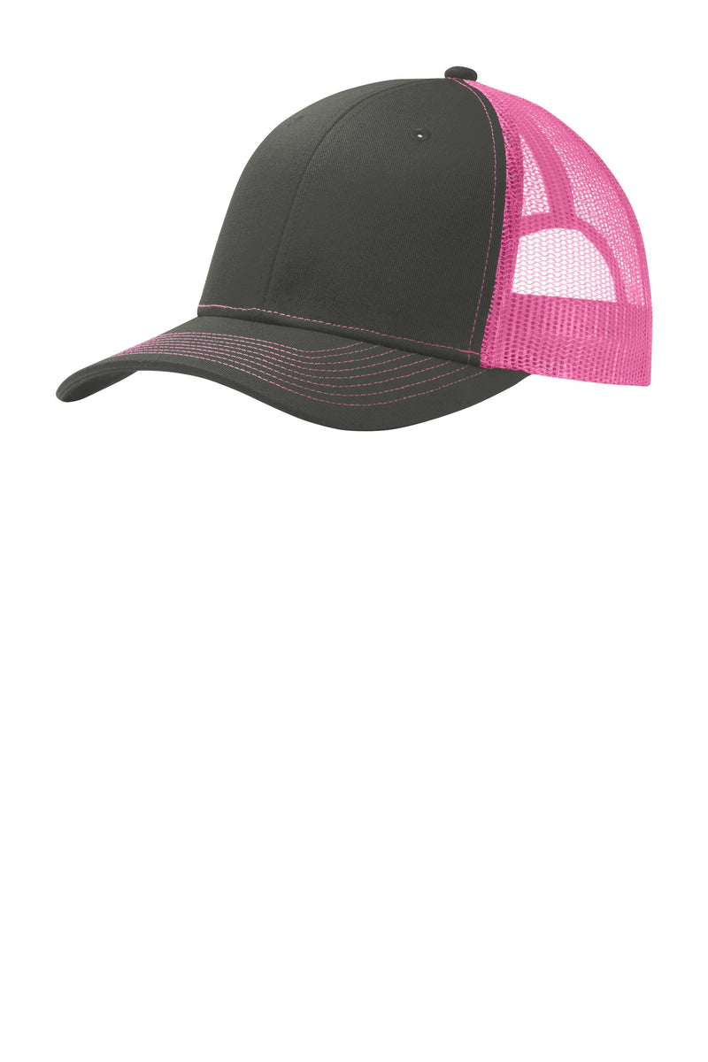 Load image into Gallery viewer, Port Authority Snapback Trucker Cap. C112
