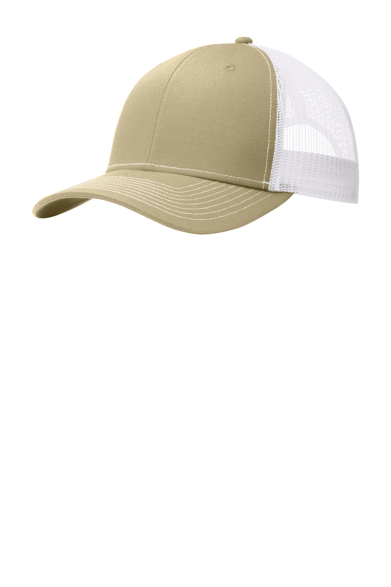 Load image into Gallery viewer, Port Authority Snapback Trucker Cap. C112
