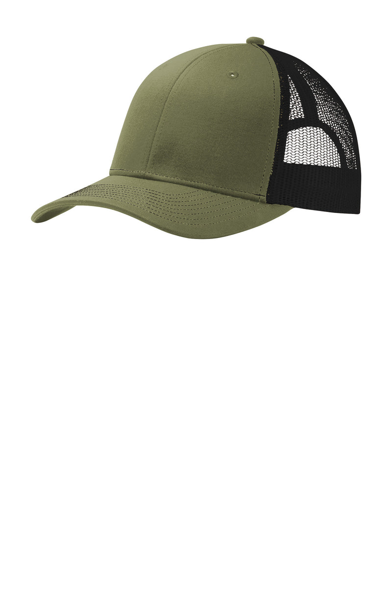 Load image into Gallery viewer, Port Authority Snapback Trucker Cap. C112

