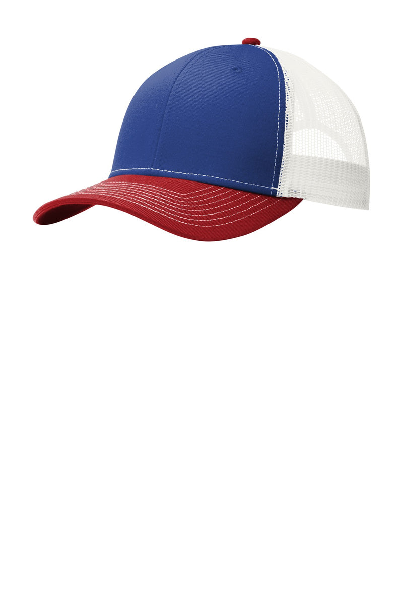 Load image into Gallery viewer, Port Authority Snapback Trucker Cap. C112
