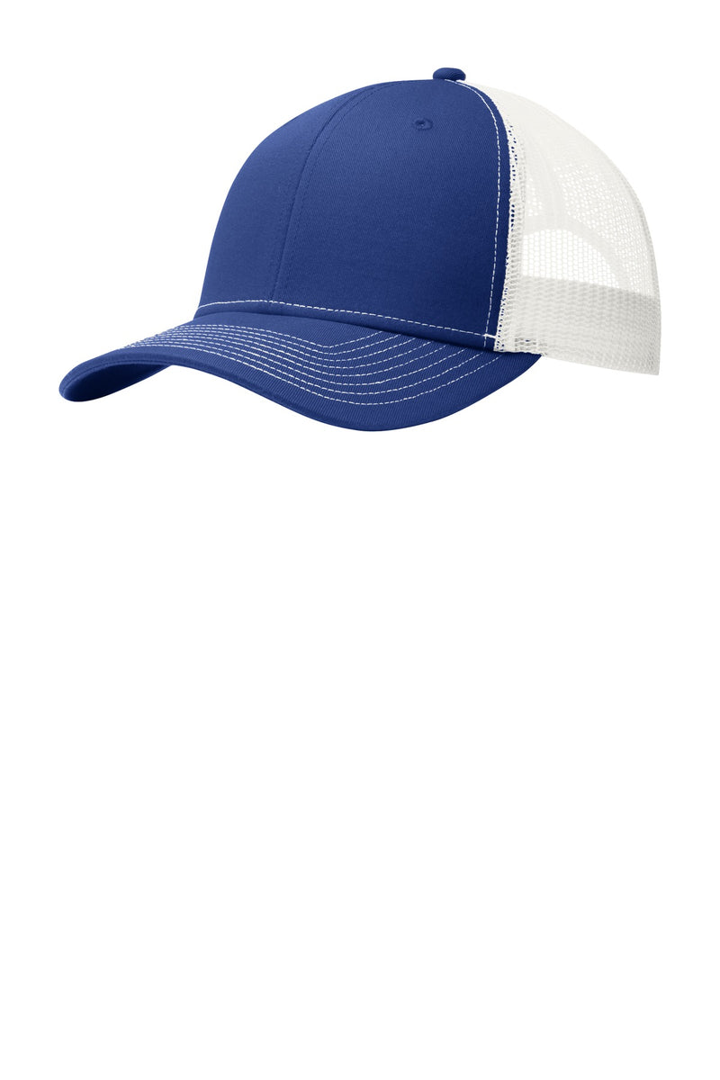 Load image into Gallery viewer, Port Authority Snapback Trucker Cap. C112
