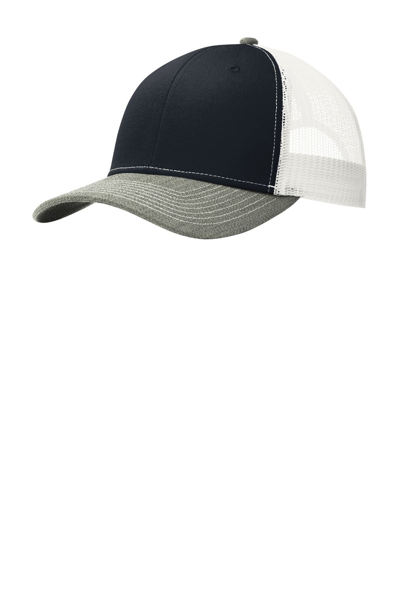 Load image into Gallery viewer, Port Authority Snapback Trucker Cap. C112
