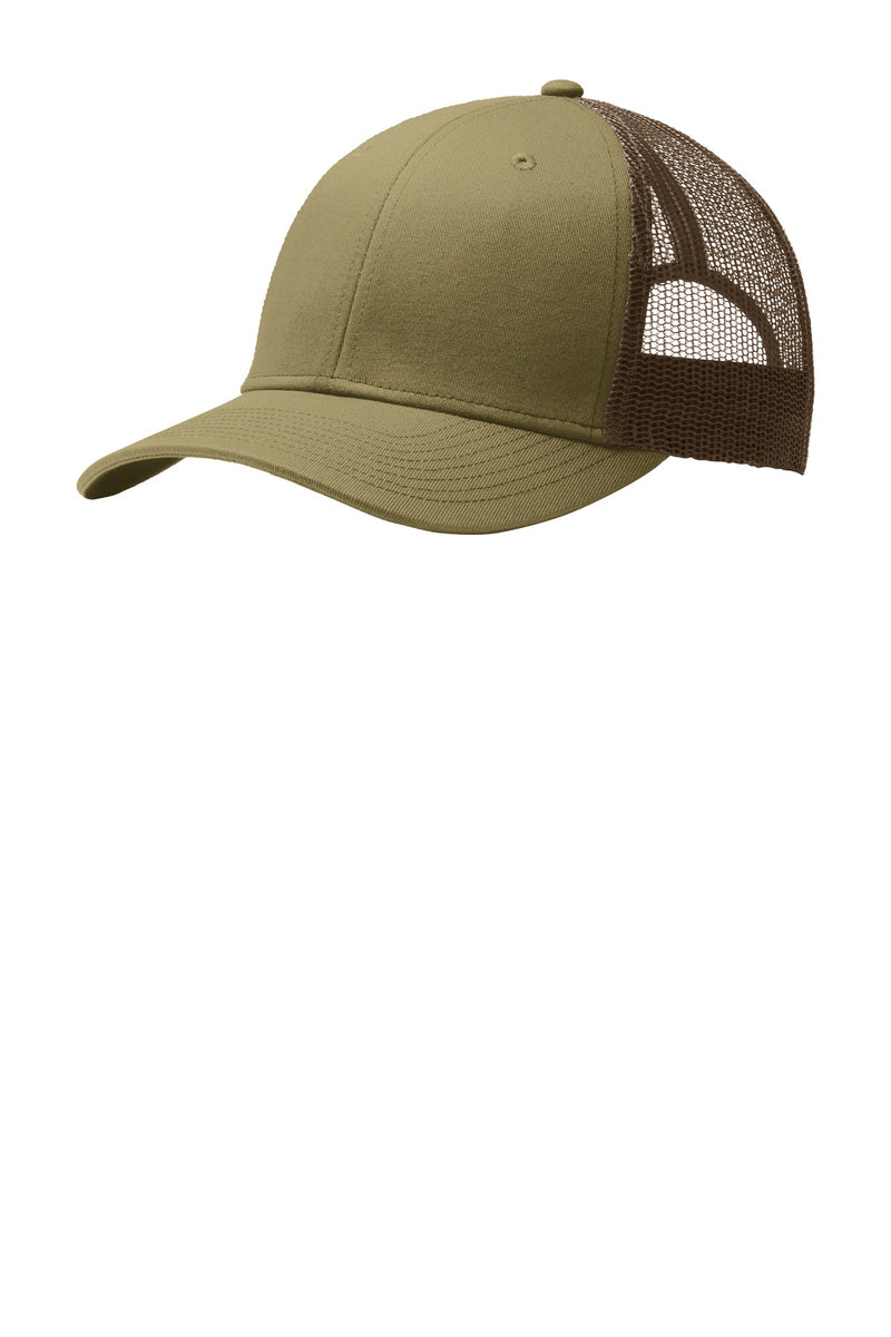 Load image into Gallery viewer, Port Authority Snapback Trucker Cap. C112
