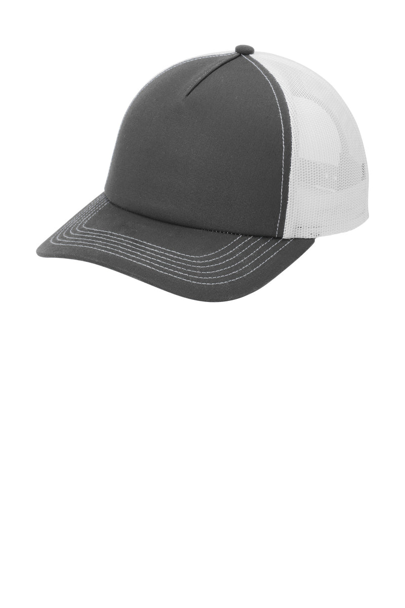 Load image into Gallery viewer, Port Authority Low-Profile Snapback 5-Panel Trucker Cap C115LP

