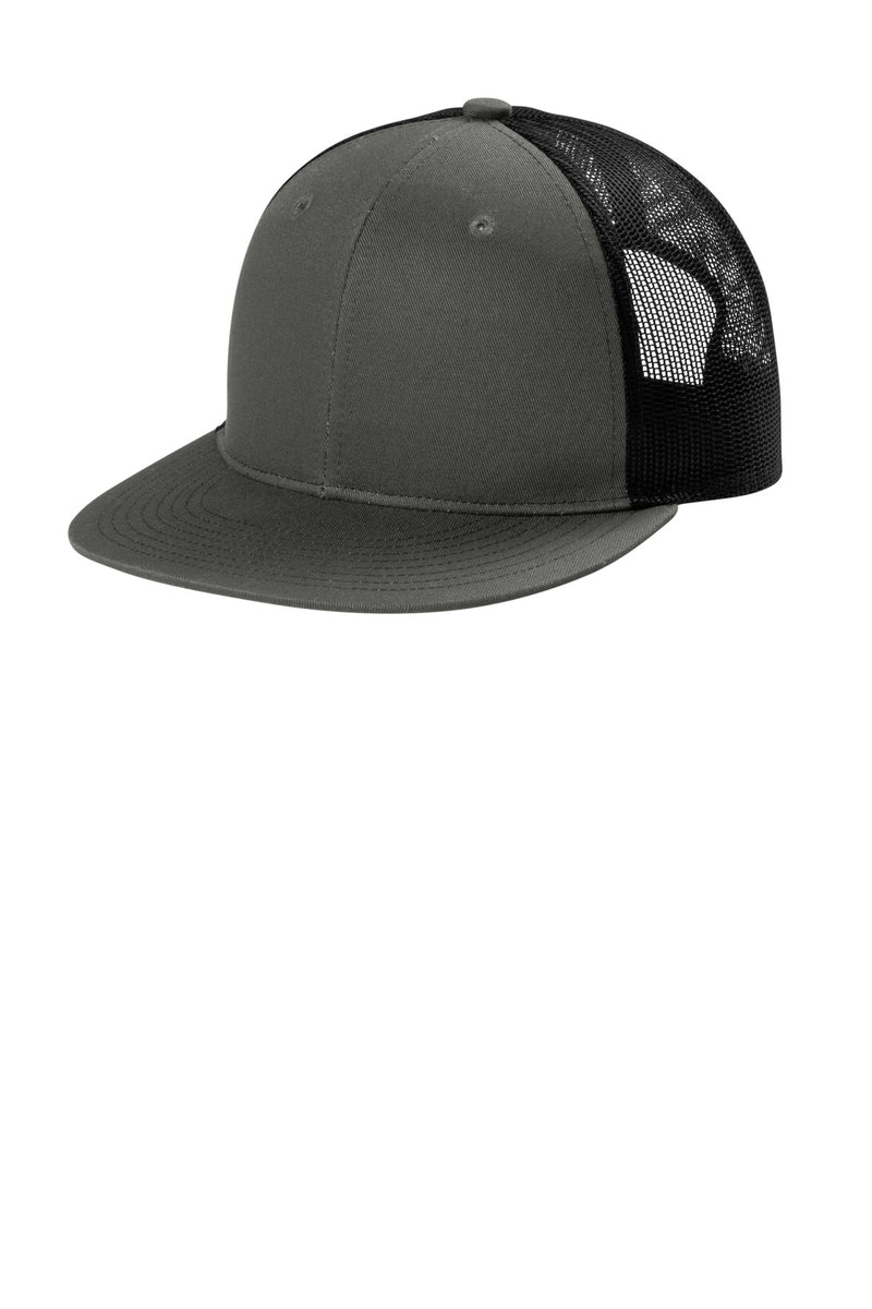 Load image into Gallery viewer, Port Authority Snapback Flat Bill Trucker Cap C117
