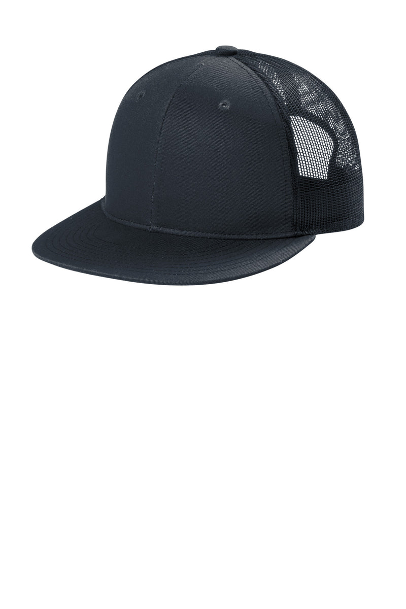 Load image into Gallery viewer, Port Authority Snapback Flat Bill Trucker Cap C117
