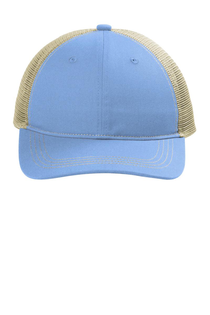 Load image into Gallery viewer, Port Authority Unstructured Snapback Trucker Cap C119
