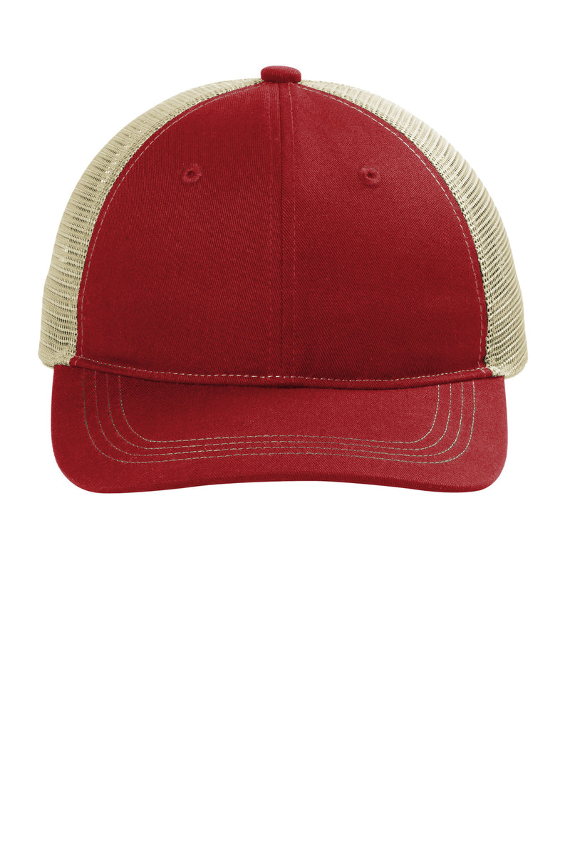 Load image into Gallery viewer, Port Authority Unstructured Snapback Trucker Cap C119
