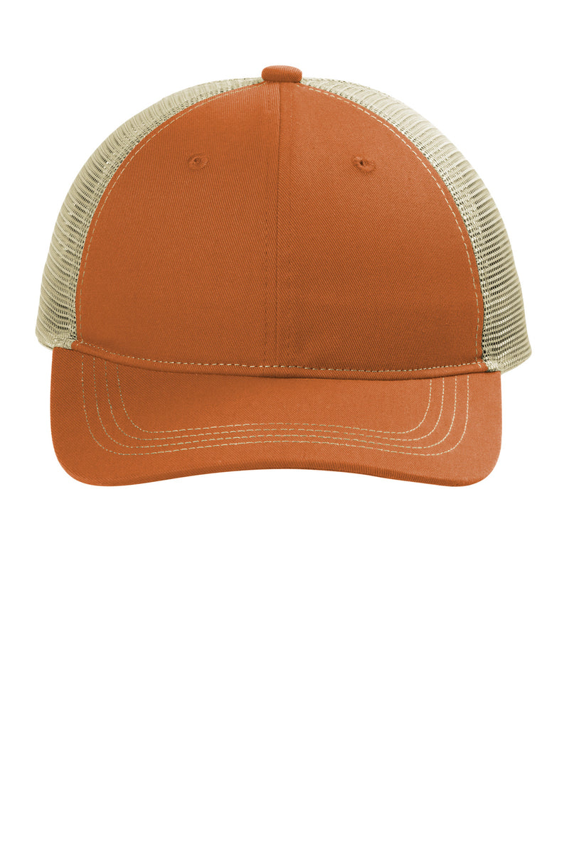 Load image into Gallery viewer, Port Authority Unstructured Snapback Trucker Cap C119
