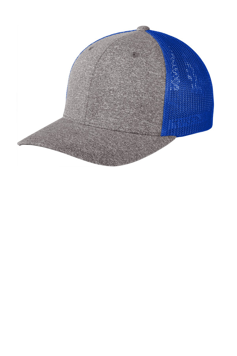 Load image into Gallery viewer, Port Authority  Flexfit  Melange Mesh Back Trucker Cap C302
