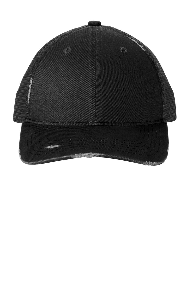 Load image into Gallery viewer, Port Authority Distressed Mesh Back Cap C600

