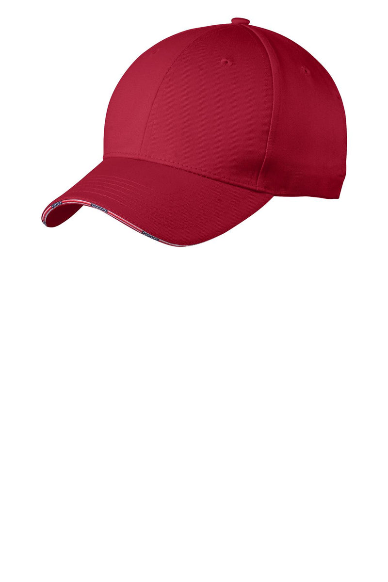 Load image into Gallery viewer, Port Authority Americana Flag Sandwich Cap. C829
