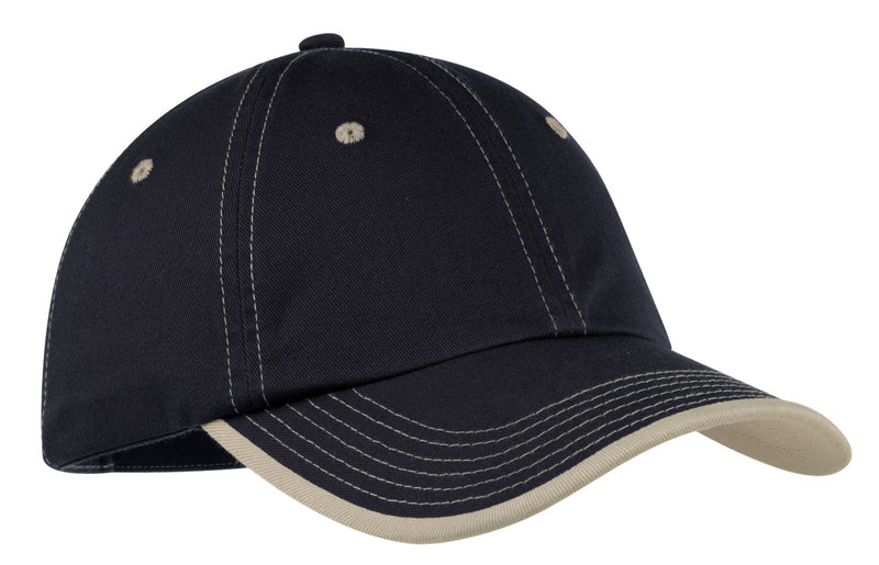 Load image into Gallery viewer, Port Authority Vintage Washed Contrast Stitch Cap.  C835

