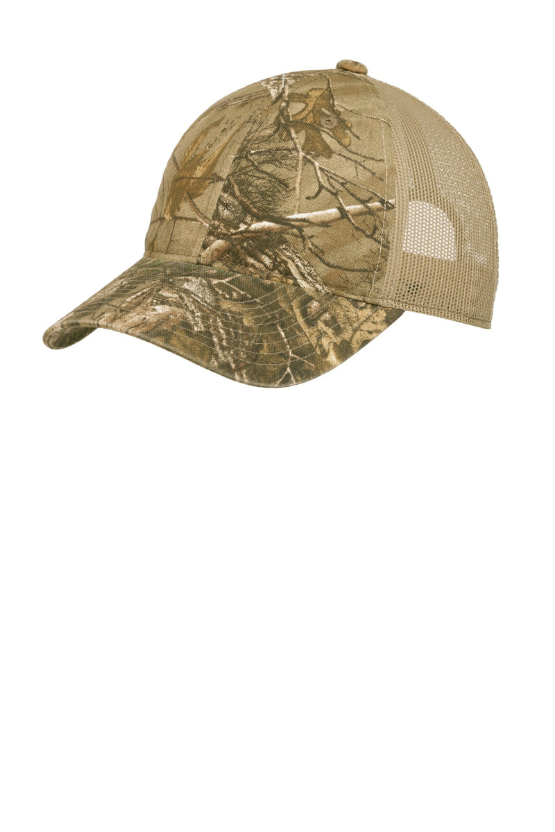 Load image into Gallery viewer, Port Authority Unstructured Camouflage Mesh Back Cap. C929
