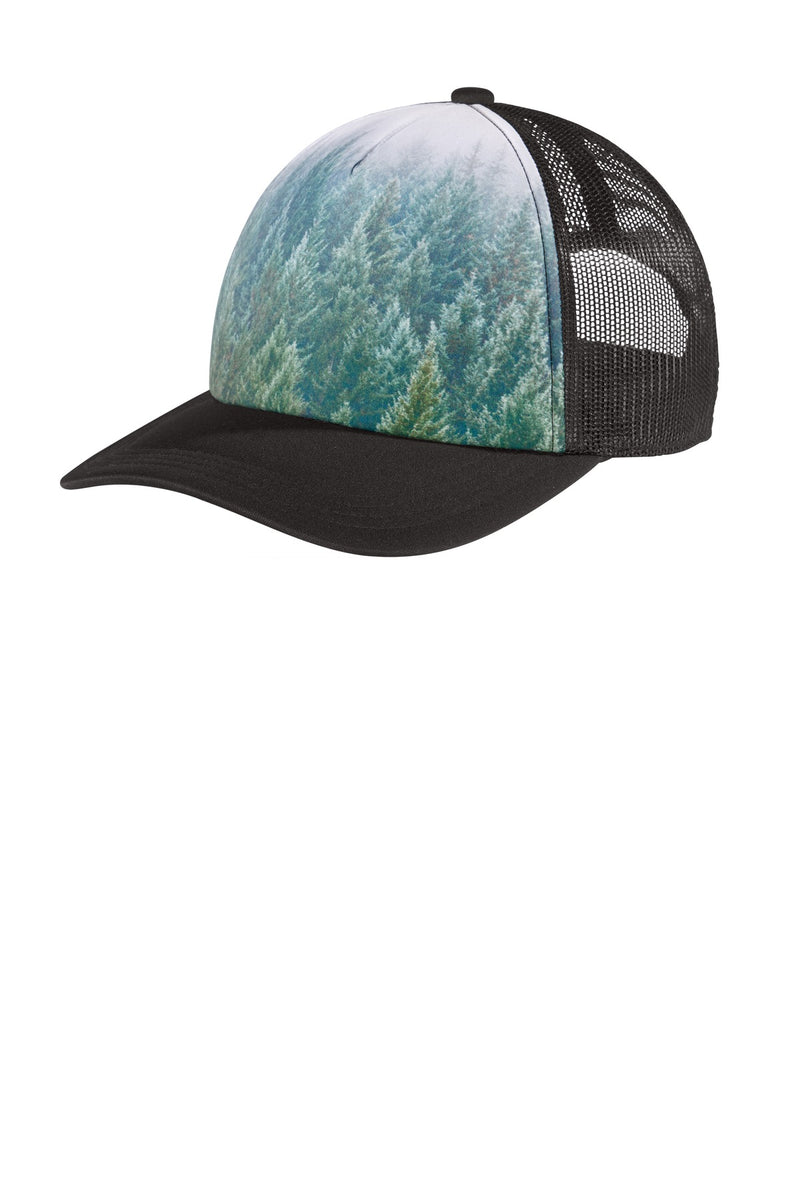 Load image into Gallery viewer, Port Authority  Photo Real Snapback Trucker Cap C950
