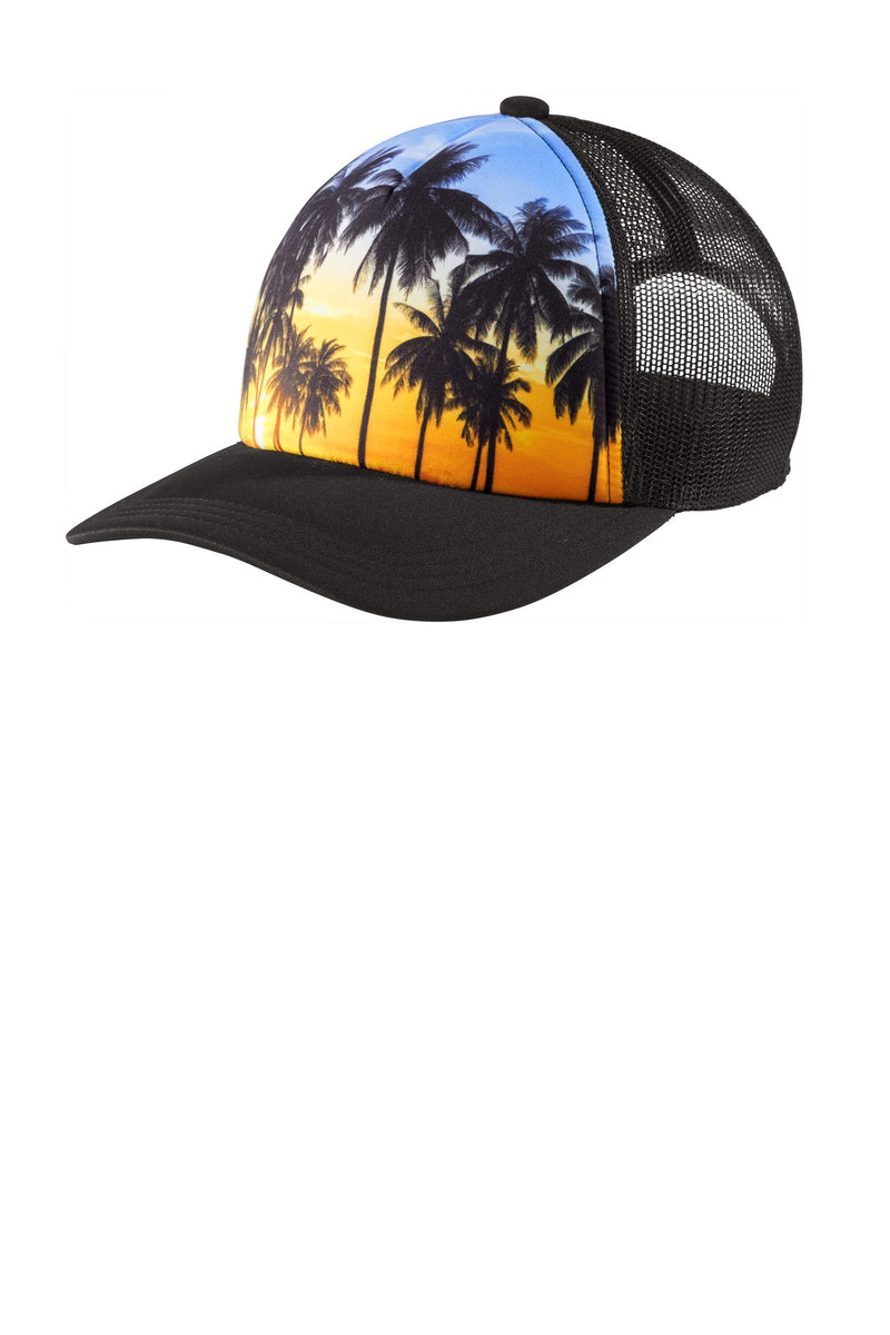 Load image into Gallery viewer, Port Authority  Photo Real Snapback Trucker Cap C950
