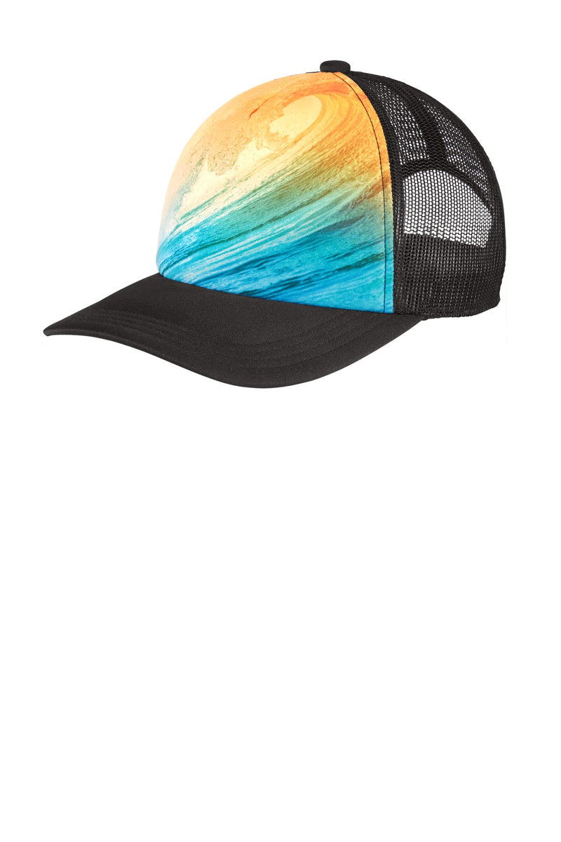 Load image into Gallery viewer, Port Authority  Photo Real Snapback Trucker Cap C950
