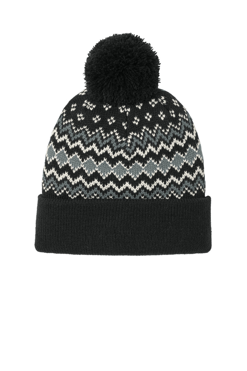 Load image into Gallery viewer, Port Authority Alpine Pom Beanie C991

